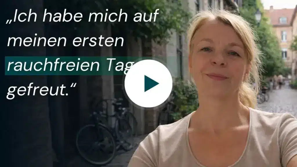 Etelka berichtet, dass sie sich auf ihren ersten rauchfreien Tag gefreut hat und mit der Nichtraucher-Challenge mit dem Rauchen aufgehört hat