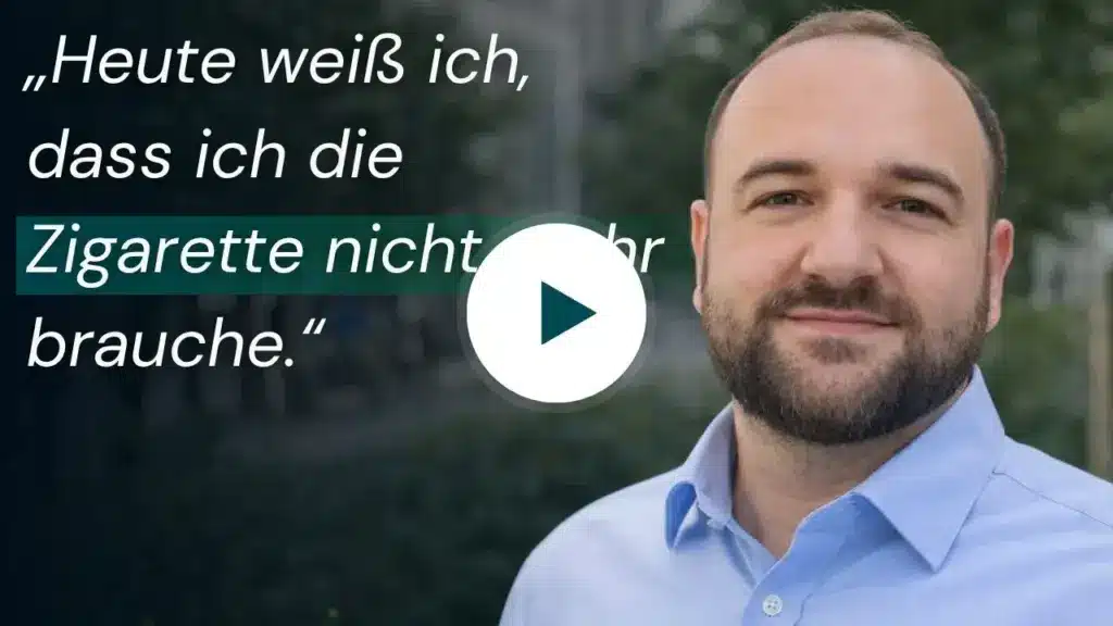 Muaz berichtet, dass er mit der Nichtraucher-Challenge keine Zigarette mehr braucht und dauerhaft rauchfrei ist