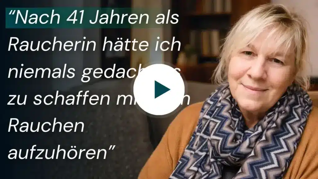 Ulla berichtet, dass sie nach 41 Jahren Rauchen mit der Nichtraucher-Challenge erfolgreich mit dem Rauchen aufgehört hat