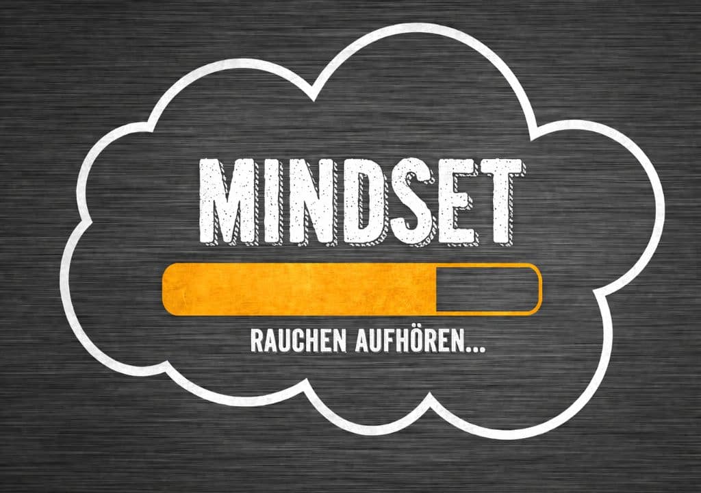 Visualisierung eines Nichtraucher-Mindsets mit Fortschrittsbalken beim Rauchstopp